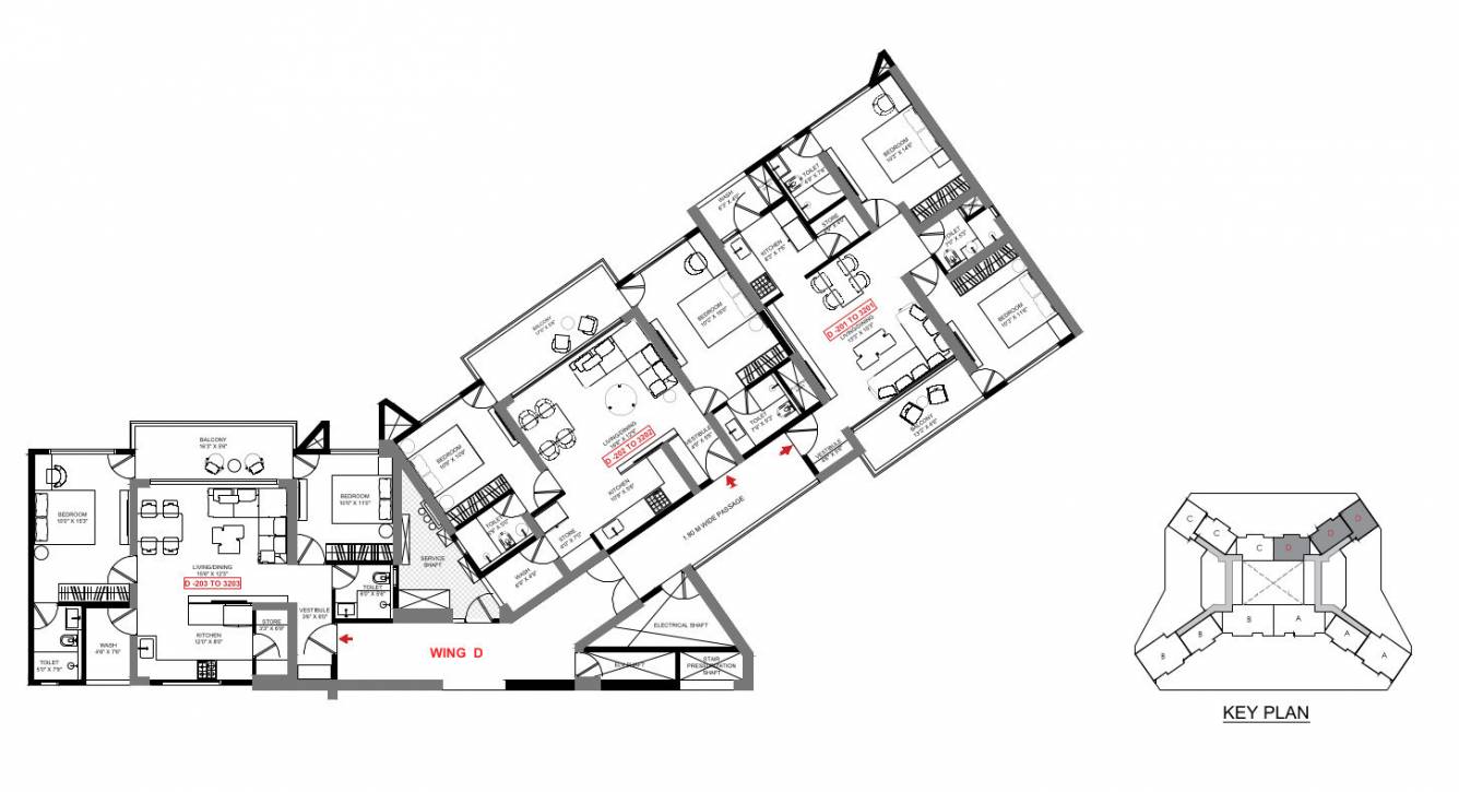 Shivalik Skyview Floor plan